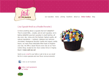 Tablet Screenshot of justcupcakes.net